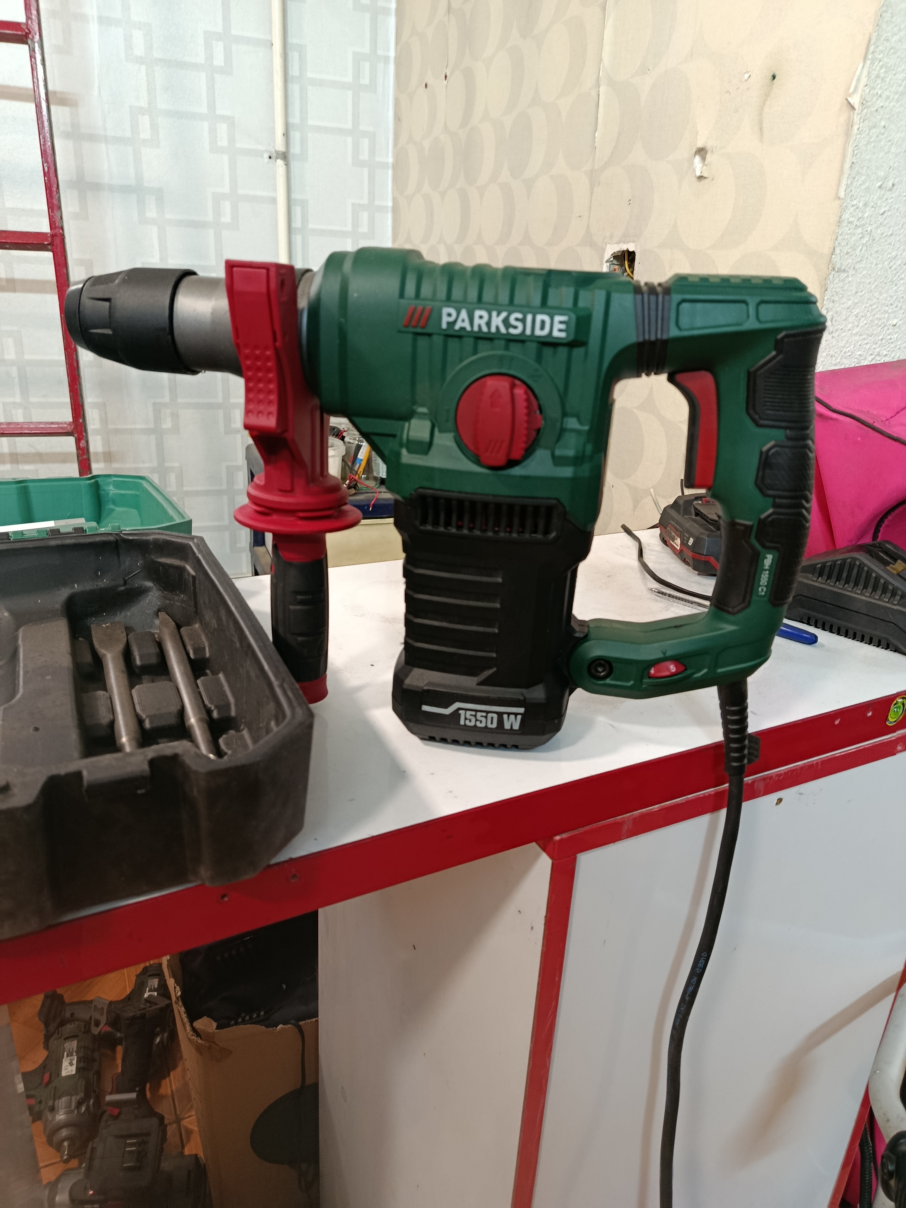 بتن کن هیلتی 3کاره ۷کیلو پارکساید pbh1550(اصل آلمان)